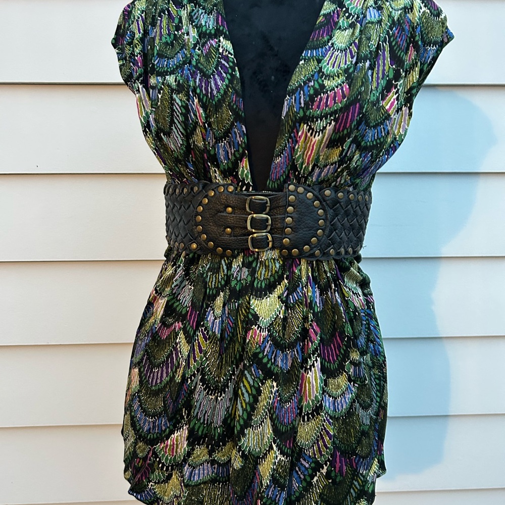Sky Multicolor Patterned Top